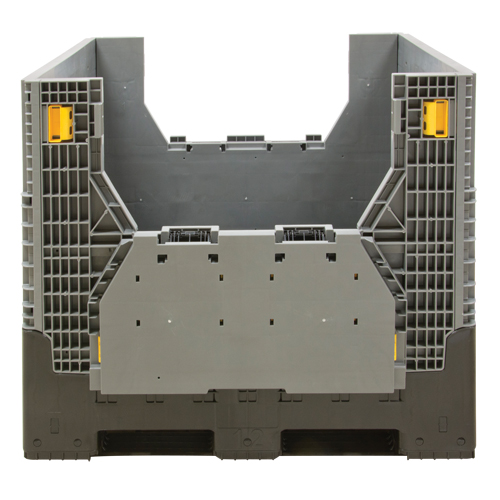 Contenant de vrac pliable, 47,2" lo x 39,4" la x 39,4" h, Gris Nia-Chem Ltd.