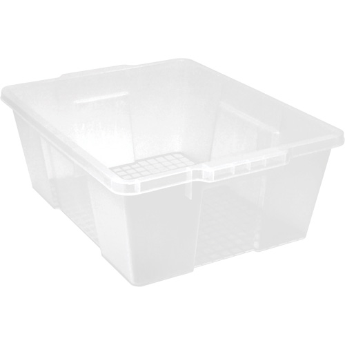 Plastic Latch Container, 15.875" W x 21" D x 7.75" H, Clear Nia-Chem Ltd.