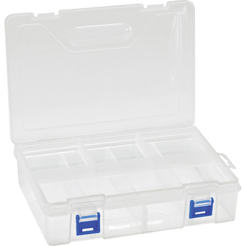 Boîte &agrave; compartiments en plastique, 6,25" la x 9,25" p x 2,2" h, 8 compartiments Nia-Chem Ltd.