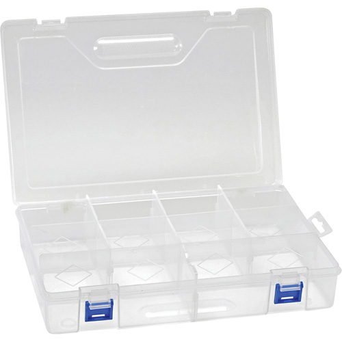 Boîte &agrave; compartiments en plastique, 7,75" la x 11,75" p x 2,2" h, 10 compartiments Nia-Chem Ltd.