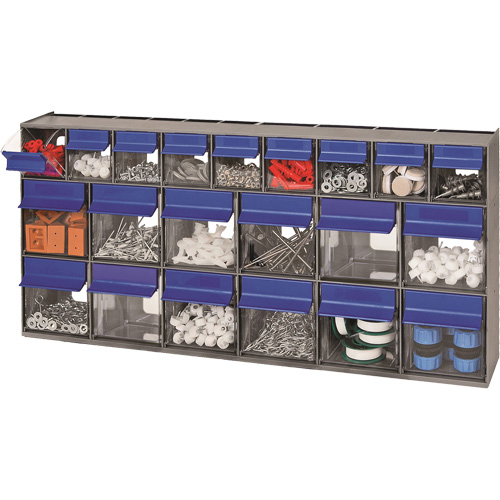 Compartiments pour bacs inclinables, 23-5/8" la x 3-5/8" p x 11-1/6" h, 21 tiroirs Nia-Chem Ltd.