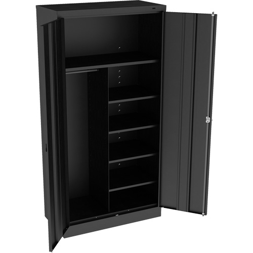 Armoire &agrave; combinaison, 36" la x 18" p x 72" h, Noir Nia-Chem Ltd.