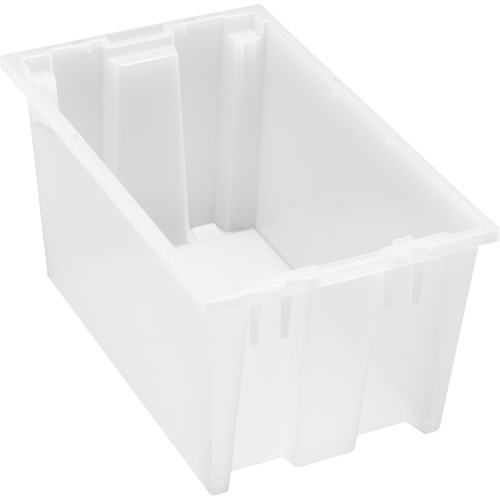 Contenant robuste Stack & Nest, 9" x 11" x 18", Transparent Nia-Chem Ltd.