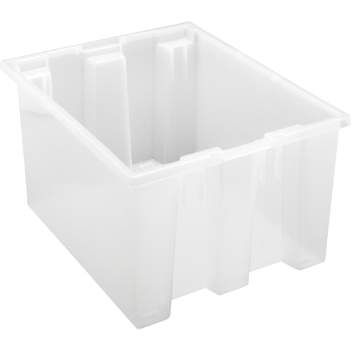 Contenant robuste Stack & Nest, 10" x 15,5" x 19,5", Transparent Nia-Chem Ltd.