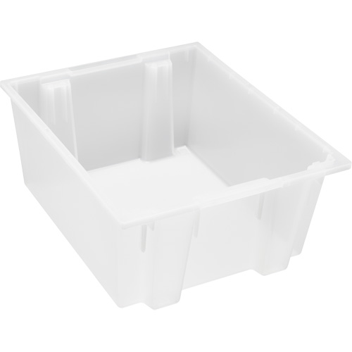 Contenant robuste Stack & Nest, 10" x 19,5" x 23,5", Transparent Nia-Chem Ltd.