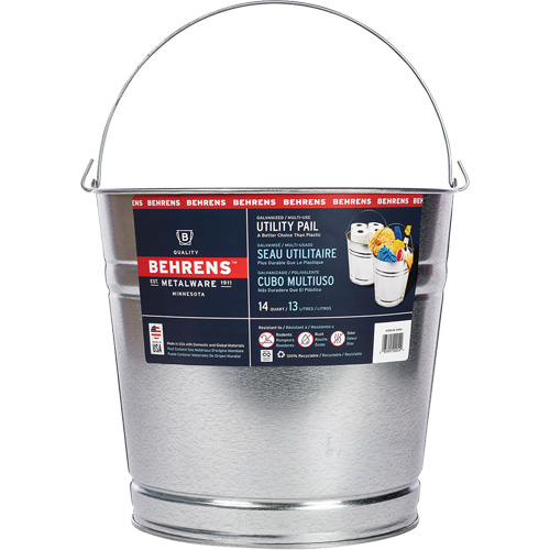 Pail, Galvanized Steel, 13 L Nia-Chem Ltd.