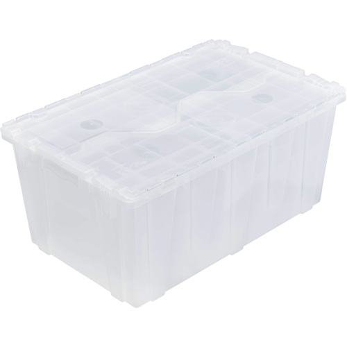 FP243C FliPak Nestable Tote, 26.9" x 16.9" x 12.1", Clear Nia-Chem Ltd.