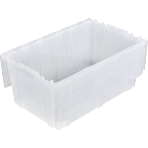 FP243C FliPak Nestable Tote, 26.9" x 16.9" x 12.1", Clear Nia-Chem Ltd.