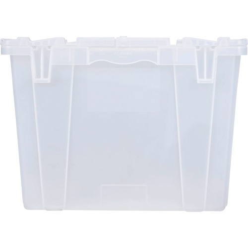 FP243C FliPak Nestable Tote, 26.9" x 16.9" x 12.1", Clear Nia-Chem Ltd.