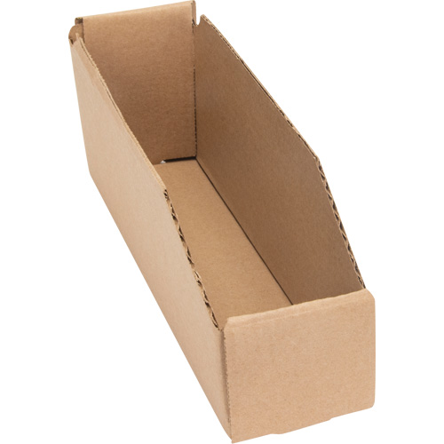 Deep Corrugated Parts Bins, 2-7/8" W x 11-1/4" D x 4-1/2" H, Beige Nia-Chem Ltd.