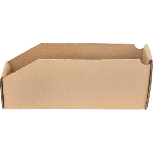 Deep Corrugated Parts Bins, 2-7/8" W x 11-1/4" D x 4-1/2" H, Beige Nia-Chem Ltd.