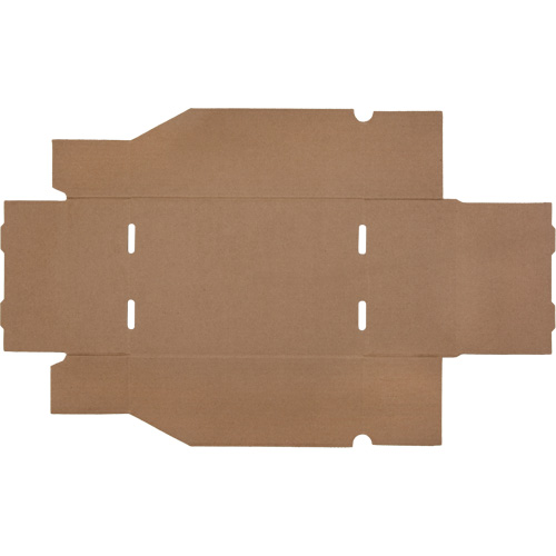 Deep Corrugated Parts Bins, 7-5/8" W x 11-5/16" D x 4-1/2" H, Beige Nia-Chem Ltd.
