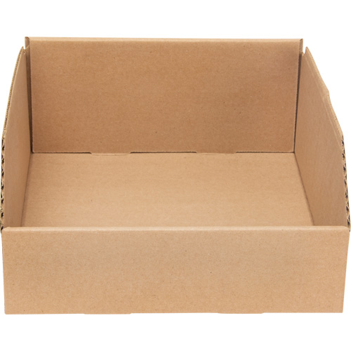 Boîtes profondes en carton ondul&eacute;, 11-3/4" la x 11-1/4" p x 4-1/2" h, Beige Nia-Chem Ltd.