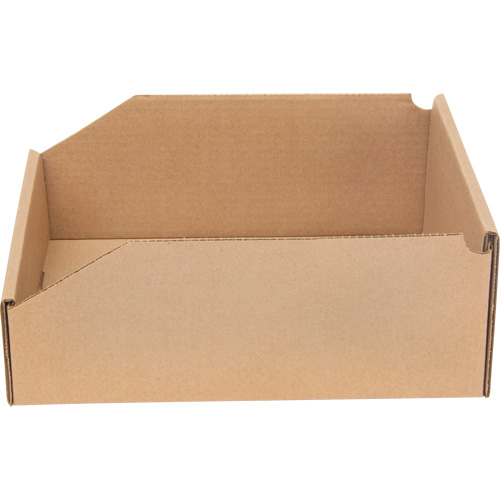Boîtes profondes en carton ondul&eacute;, 11-3/4" la x 11-1/4" p x 4-1/2" h, Beige Nia-Chem Ltd.