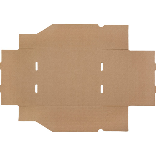 Boîtes profondes en carton ondul&eacute;, 11-3/4" la x 11-1/4" p x 4-1/2" h, Beige Nia-Chem Ltd.