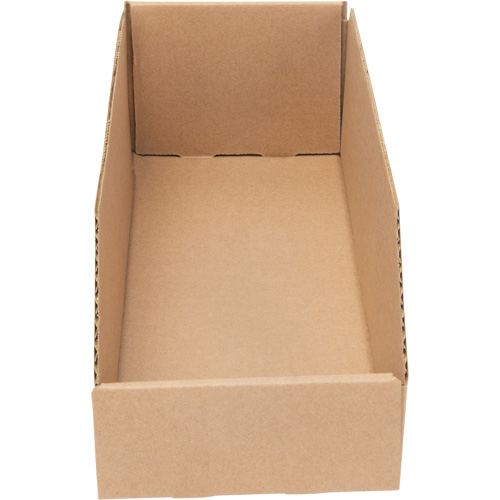Deep Corrugated Parts Bins, 5-3/4" W x 17-1/4" D x 4-1/2" H, Beige Nia-Chem Ltd.
