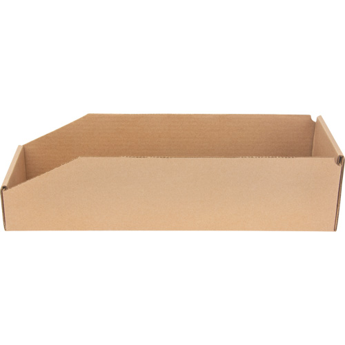 Deep Corrugated Parts Bins, 5-3/4" W x 17-1/4" D x 4-1/2" H, Beige Nia-Chem Ltd.