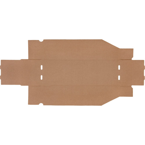 Deep Corrugated Parts Bins, 5-3/4" W x 17-1/4" D x 4-1/2" H, Beige Nia-Chem Ltd.