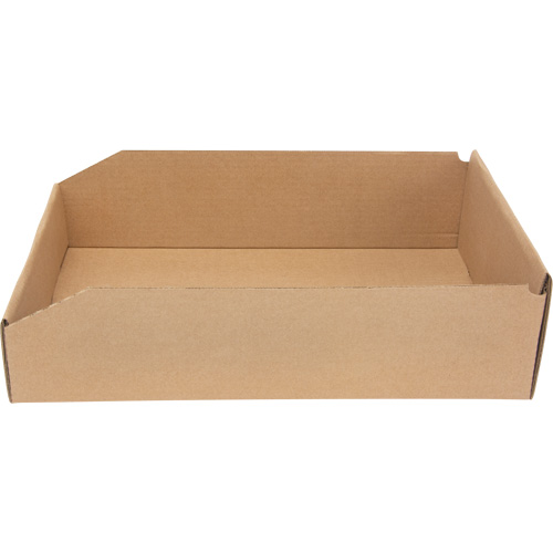 Boîtes profondes en carton ondul&eacute;, 11-3/4" la x 17-1/4" p x 4-1/2" h, Beige Nia-Chem Ltd.