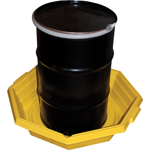 Drums-up Trays, 37.5" L x 37.5" W x 7.5" H, 20 US gal. Spill Capacity Nia-Chem Ltd.