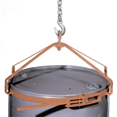 Manual Vertical Drum Lifter, 55 US gal. (45 Imperial Gal.), 700 lbs./317 kg. Cap. Nia-Chem Ltd.