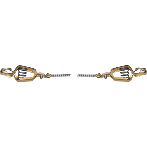 Light-Duty Bonding & Grounding Wire Assemblies - Two Alligator Clips Nia-Chem Ltd.