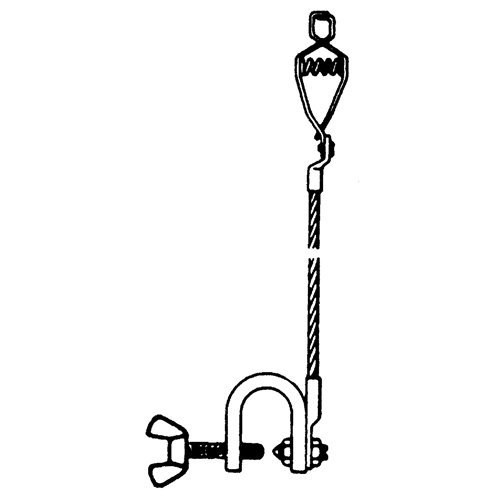 Light-Duty Bonding & Grounding Wire Assemblies - Alligator Clip & Small C-Clamps Nia-Chem Ltd.