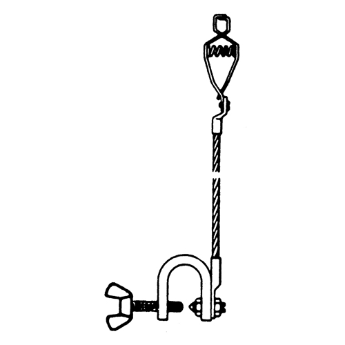 Light-Duty Bonding & Grounding Wire Assemblies - Alligator Clip & Small C-Clamps Nia-Chem Ltd.