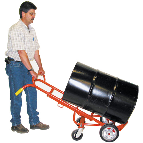 Diable &agrave; Barils Ergonomique A/Roulettes Pivotantes, Fabriqu&eacute; en Acier, 55 - 85 gal. US (45 - 70 gal. imp.) Nia-Chem Ltd.