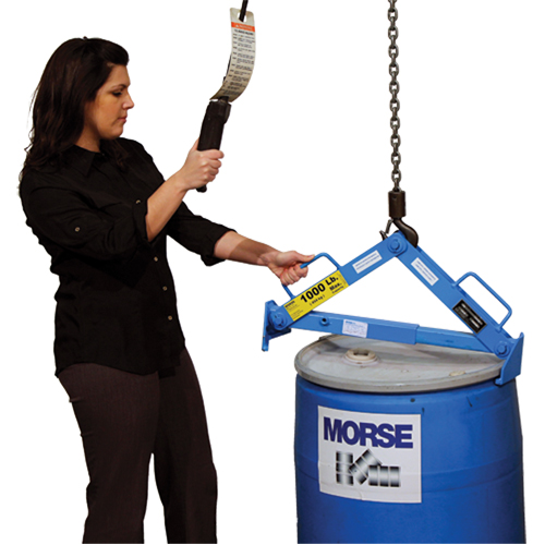 Drum Lifter, 30 - 85 US Gal. (25 - 70 Imperial Gal.), 1000 lbs./454 kg. Cap. Nia-Chem Ltd.