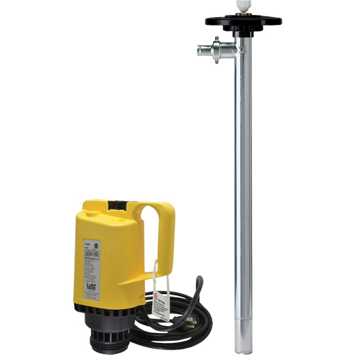 Pompes &agrave; tambour &eacute;lectriques, Acier inoxydable, 54,5 gal./min Nia-Chem Ltd.