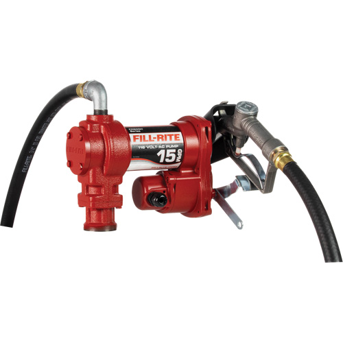 AC Utility Rotary Vane Pumps with Nozzle, 115 V, 15 GPM Nia-Chem Ltd.