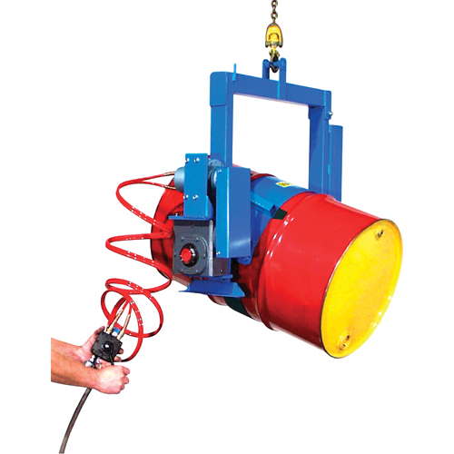 BASCULE BARIL POUDRE MOTEUR AIR, Baril de 55 gal. US (45 gal. imp.), Capacit&eacute; 1500 lb/680 kg Nia-Chem Ltd.