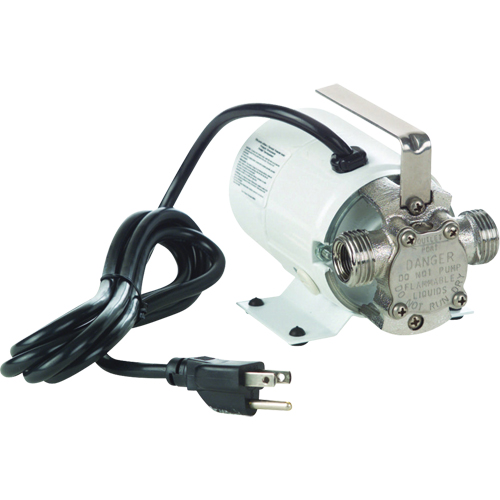 Pompes de transfert &agrave; amorçage automatique, non submersibles en laiton plaque - Pompe seulement, 115 V, 360 gal./h, 1/10 CV Nia-Chem Ltd.