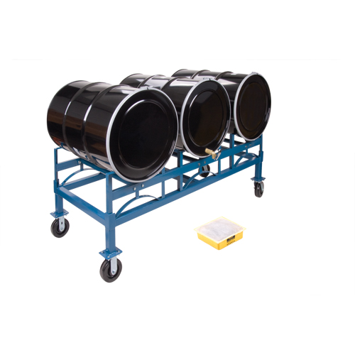 Porte-barils empilables, 3 barils, Capacit&eacute; de 2400 lb, 71-1/2" la x 30" p x 12-1/2" h Nia-Chem Ltd.