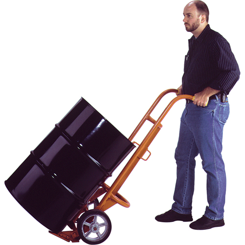 Chariots ergonomiques pour baril, Fabriqu&eacute; en Acier, 55 - 85 gal. US (45 - 70 gal. imp.) Nia-Chem Ltd.
