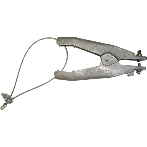 Static Grounding Clamp (GAT Series), Cast Aluminum Body Material, Stainless Steel Cup Point Material, 3 Points Configuration, 1-1/4" Max. Opening Nia-Chem Ltd.