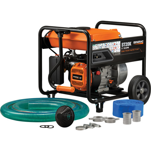 Trousse de pompe &agrave; eau &agrave; semi-r&eacute;sidus, 158 gal./min, 208 cc, 4 cycles OHV Nia-Chem Ltd.
