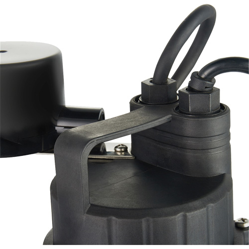 Thermoplastic Submersible Sump Pump, 2560 GPH, 115 V, 4.6 A, 1/3 HP Nia-Chem Ltd.