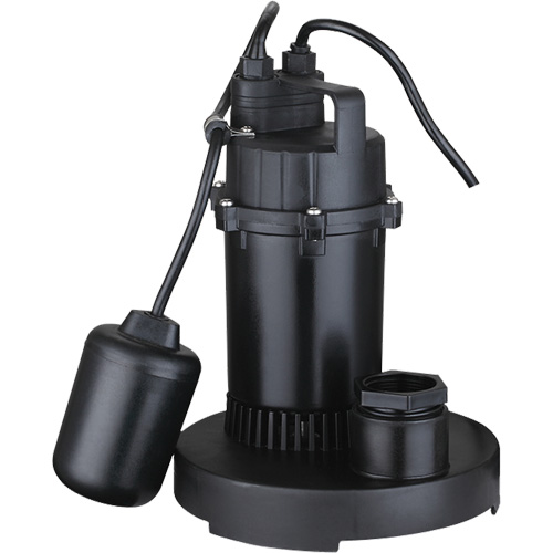 Pompe de puisard submersible thermoplastique, 2560 gal./h, 115 V, 4,6 A, 1/3 CV Nia-Chem Ltd.