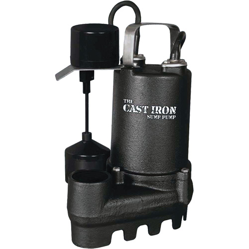 Cast Iron Submersible Sump Pump with Vertical Float Switch, 67 GPM, 33 V, 5 A, 1/3 HP Nia-Chem Ltd.