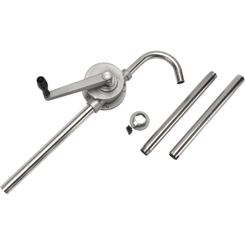 Pompe rotative pour baril, Acier inoxydable, Pour capacit&eacute; 55 gal., 12 oz/course Nia-Chem Ltd.