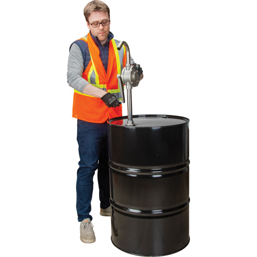 Pompe rotative pour baril, Acier inoxydable, Pour capacit&eacute; 55 gal., 12 oz/course Nia-Chem Ltd.
