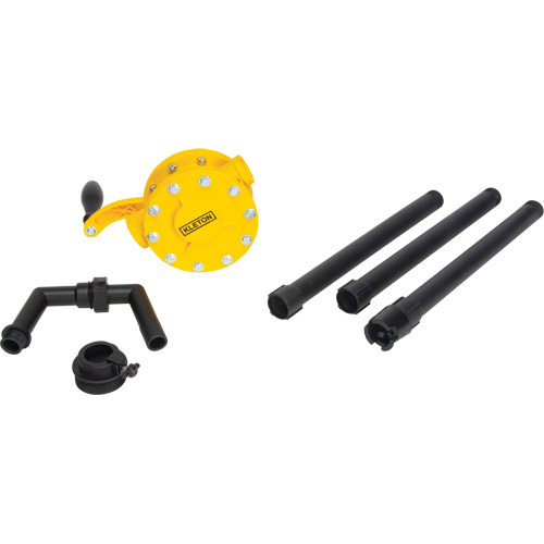 Rotary Type Drum Pump, Polypropylene, Fits 15 - 55 US Gal., 8 oz./Stroke Nia-Chem Ltd.