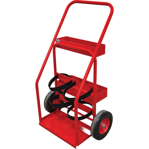 Hot Works Fire Prevention Cart, Semi-Pneumatic Wheels, 17.75" W x 8.9" L Base, 100 lbs. Nia-Chem Ltd.