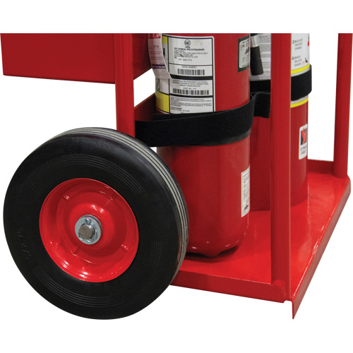 Hot Works Fire Prevention Cart, Semi-Pneumatic Wheels, 17.75" W x 8.9" L Base, 100 lbs. Nia-Chem Ltd.