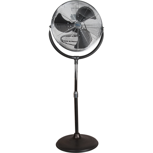 High-Velocity Pedestal Fan, Commercial, 3 Speed, 20" Diameter Nia-Chem Ltd.