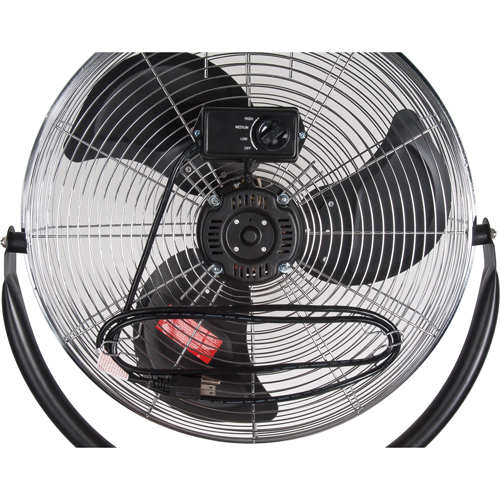 High-Velocity Pedestal Fan, Commercial, 3 Speed, 20" Diameter Nia-Chem Ltd.