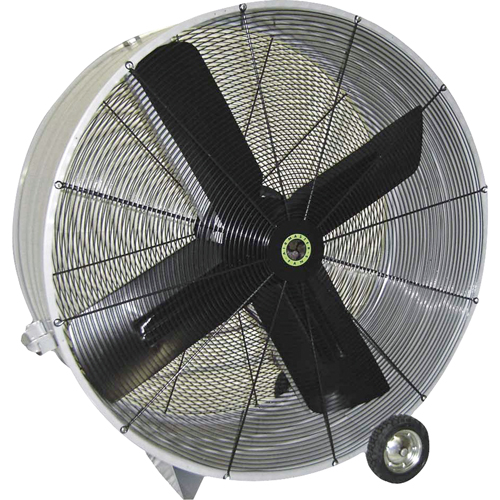 Ventilateurs tambour &agrave; entraînement par courroie, Industriel, 1 vitesses, Diam&egrave;tre de 48" Nia-Chem Ltd.