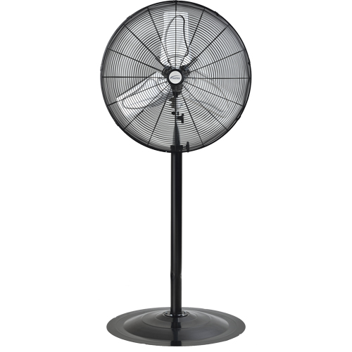 Oscillating Pedestal Fan, Heavy-Duty, 2 Speed, 24" Diameter Nia-Chem Ltd.